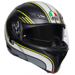 AGV Κράνος Compact-ST Boston Black Matt/Grey/Yellow
