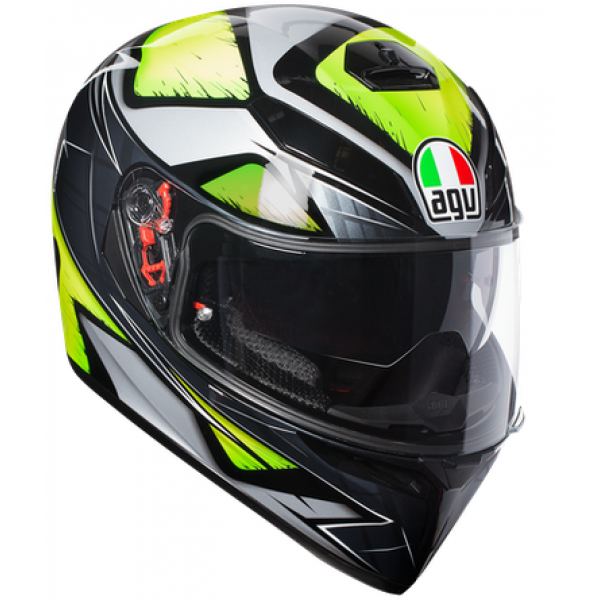 AGV Κράνος K3 SV Multi Liquefy Grey/Yellow/Fluo ΚΡΑΝΗ