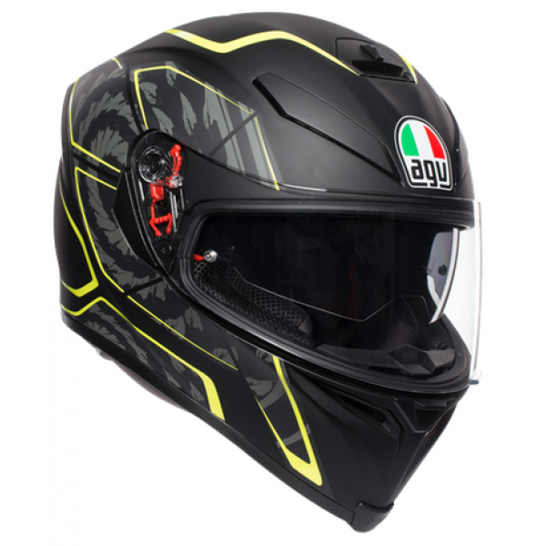 AGV Κράνος K5 S SV Tornado Black/Yellow Fluo ΚΡΑΝΗ