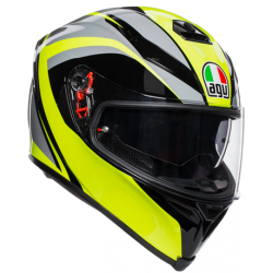 AGV Κράνος K5 SV Typhoon Black/Grey/Yellow Fluo