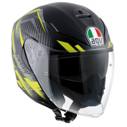 AGV Κράνος K5 JET Urban Hunter Matt Black/Yellow