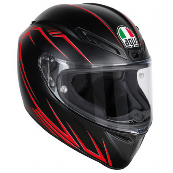 AGV Κράνος GT Veloce Predatore Black/Matt/Red ΚΡΑΝΗ