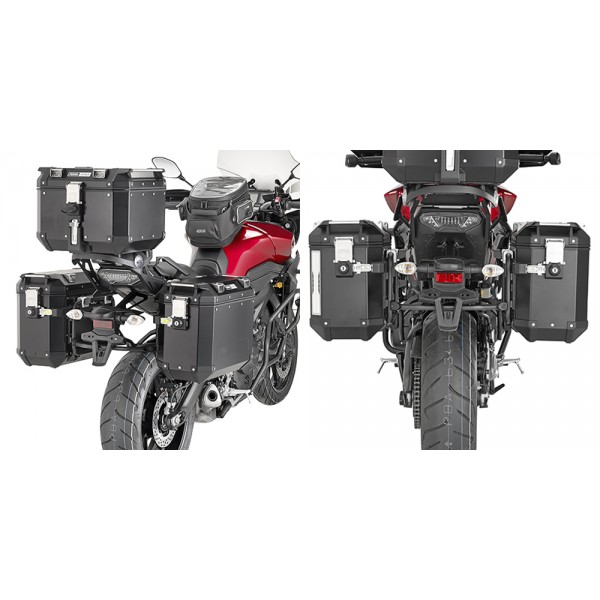 Givi Bάσεις Πλαινών Βαλιτσών Outback PL2122CAM για Yamaha ΜΤ-09 Tracer