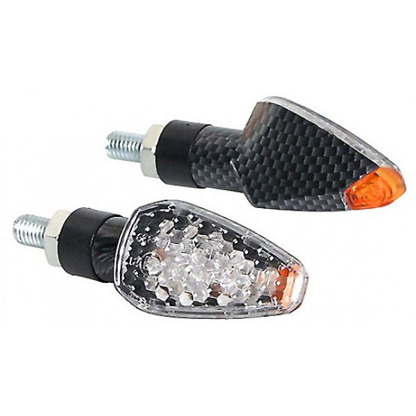 LAMPA TUAREG ΣΕΤ ΦΛΑΣ LED CARBON LOOK