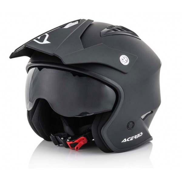 Acerbis Κράνος Jet Aria_22569 ματ μαύρο ΚΡΑΝΗ