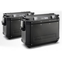 Givi Σετ Βαλίτσες Trekker Outback Μαύρες OBK37