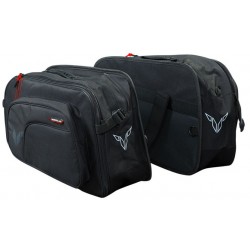 Nordcap Πλαϊνά Σαμάρια Cargo II Μαύρο/Κόκκινο 40lt