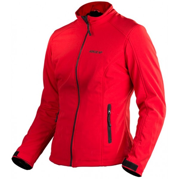 Nordcap Μπουφάν Αντιανεμικό Softshell Lady Κόκκινο ΕΝΔΥΣΗ