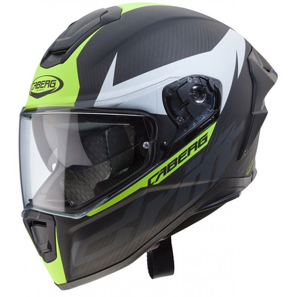Caberg Κράνος Drift Evo Carbon Ανθρακί Ματ/Κίτρινο ΚΡΑΝΗ