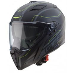 Caberg Κράνος Jackal Supra Μαύρο Ματ / Ανθρακί / Fluo