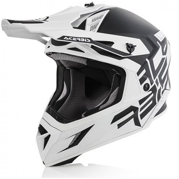 Acerbis Κράνος 23451.315 X-Pro VTR Άσπρο/Μαύρο ΚΡΑΝΗ