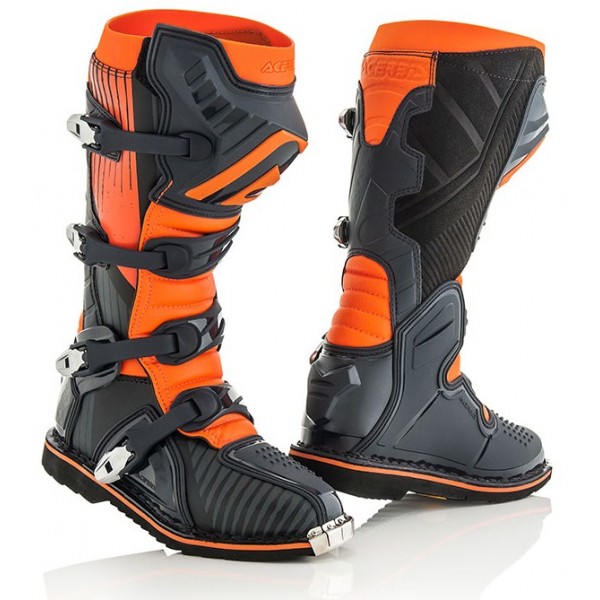 Acerbis Μπότες  21596.313 X-PRO V Μαύρες/Πορτοκαλί Vibram® Σόλα ΕΝΔΥΣΗ