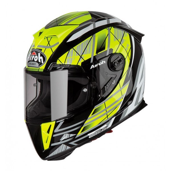 Airoh Κράνος GP500 Drift Κiτρινο Gloss Full Face