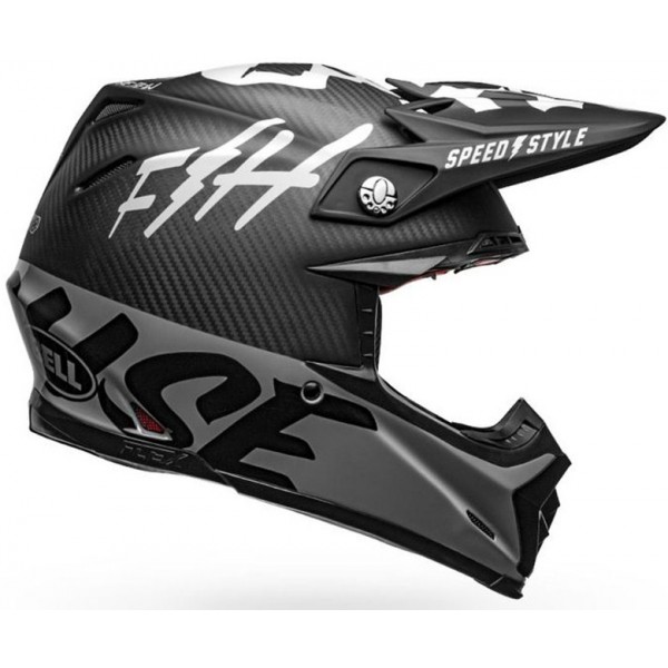 Bell Κράνος MOTO-9 Flex Fasthouse WRWF Μαύρο/Άσπρο/Γκρι ΚΡΑΝΗ