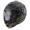 Caberg Κράνος Droid Blaze Matt Black-Yellow Fluo Flip Up / Modular