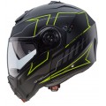Caberg Κράνος Droid Blaze Matt Black-Yellow Fluo Flip Up / Modular