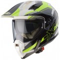 Caberg Κράνος XTrace Spark Άσπρο / Ανθρακί / Κίτρινο Fluo ΚΡΑΝΗ