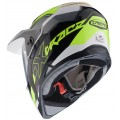 Caberg Κράνος XTrace Spark Άσπρο / Ανθρακί / Κίτρινο Fluo ΚΡΑΝΗ