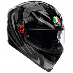 AGV Κράνος K5 SV Hurricane 2.0 Black/Silver
