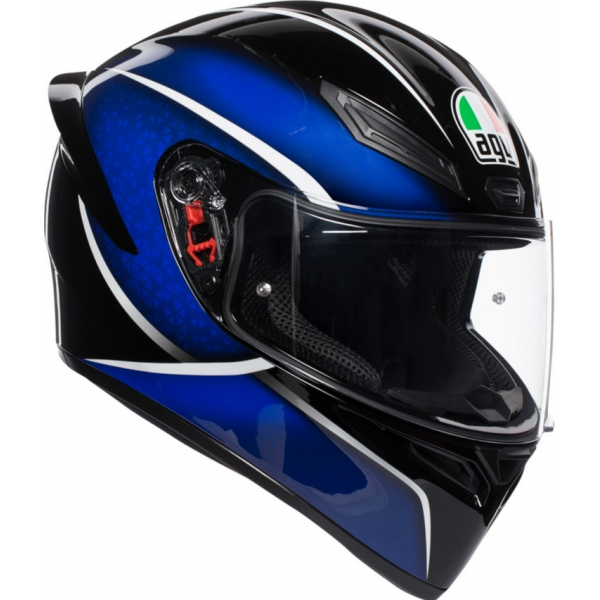 AGV Κράνος K1 Multi Qualify Black/Blue ΚΡΑΝΗ