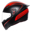 AGV Κράνος K1 Warm Up Black/Red ΚΡΑΝΗ