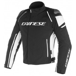 Dainese Μπουφάν Racing 3D D-Dry Μαύρο / Λευκό