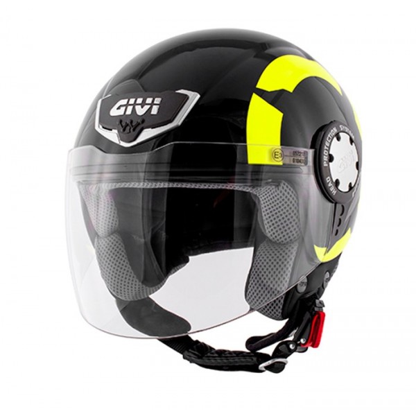 Givi Κράνος H10.4F Stark Glossey Black-Yellow Fluo ΚΡΑΝΗ