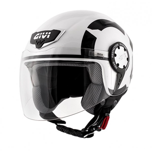 Givi Κράνος H10.4F Stark Glossey White-Black ΚΡΑΝΗ