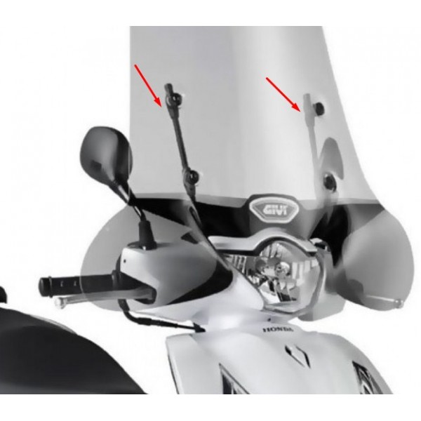 Givi Κιτ Ζελατίνας  Για Honda SH 125-150 I 2012-15 (1117A) ΖΕΛΑΤΙΝΕΣ & ΚΙΤ ΤΟΠΟΘΕΤΗΣΗΣ