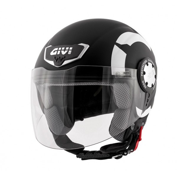 Givi Κράνος H10.4F Stark Mat Black-White ΚΡΑΝΗ