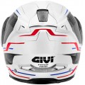 Givi Κράνος HX33 Canyon Layers White/Red/Blue Flip Up / Modular
