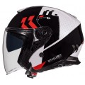 MT Κράνος Thunder 3 SV Jet Venus Άσπρο/Κόκκινο pearl gloss ΚΡΑΝΗ