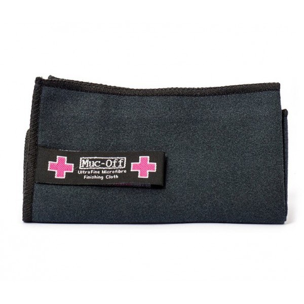 Muc-Off  Πανί Καθαρισμού Κράνους Και Ζελατίνας Premium Microfiber Cloth Μαύρο Διάφορα