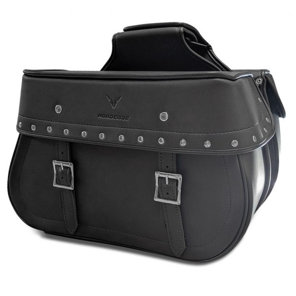 Nordcode Πλαϊνές Τσάντες Rebel Custom Μαύρες 40 lt Soft Bags / Σαμάρια