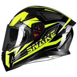Pilot Κράνος Snake Μαύρο Γυαλιστερό / Fluo