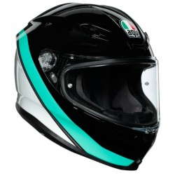 AGV Κράνος K6 Multi Minimal Μαύρο / Λευκό Περλ / Aqua