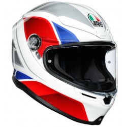 AGV Κράνος K6 Multi Hyphen Άσπρο / Μπλε / Κόκκινο