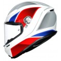 AGV Κράνος K6 Multi Hyphen Άσπρο / Μπλε / Κόκκινο ΚΡΑΝΗ