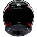 AGV Κράνος K6 Multi Rush Μαύρο / Κόκκινο ΚΡΑΝΗ