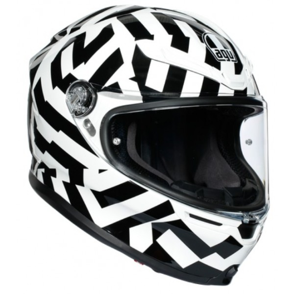 AGV Κράνος K6 Multi Secret Άσπρο / Μαύρο ΚΡΑΝΗ