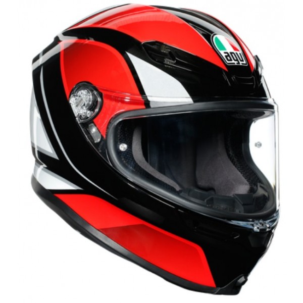 AGV Κράνος K6 Multi Hyphen Κόκκινο / Μαύρο / Άσπρο ΚΡΑΝΗ