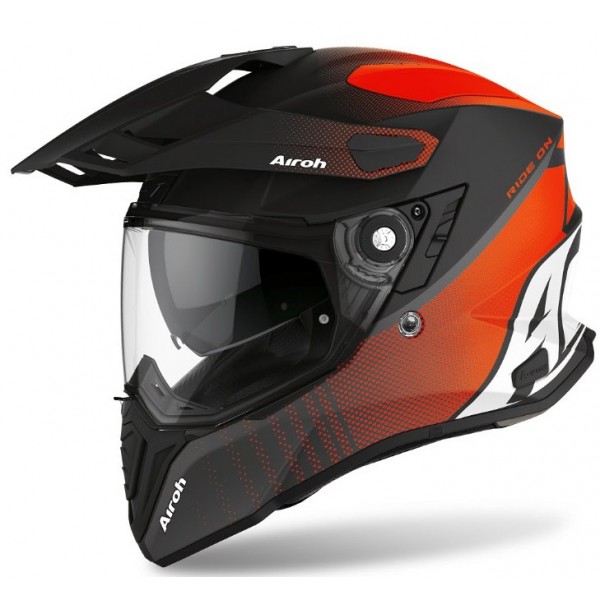 Airoh Κράνος Commander Progress Πορτοκαλί Ματ Moto Cross