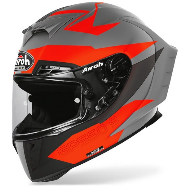 Airoh Κράνος GP 550 S Vektor Πορτοκαλί Ματ Full Face