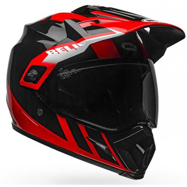 Bell Κράνος MX-9 Adventure Mips Dash Μαύρο/Κόκκινο/Άσπρο ΚΡΑΝΗ