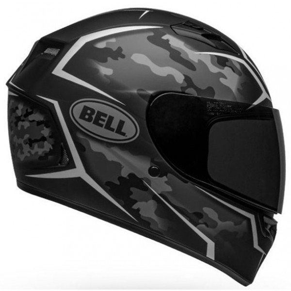 Bell Κράνος Qualifier Stealth Camo Μαύρο / Άσπρο Full Face