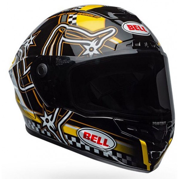 Bell Κράνος Star DLX MIPS Lux Isle of Man Μαύρο/Κίτρινο ΚΡΑΝΗ