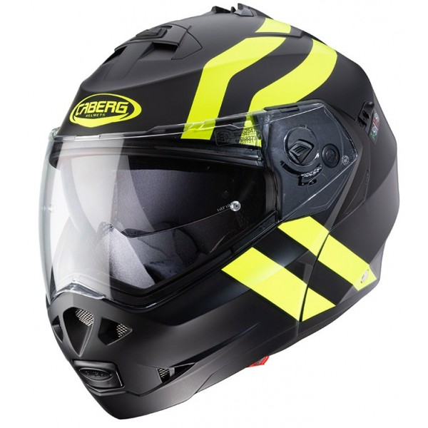 Caberg Κράνος Duke II Superlegend Black Mat / Yellow Fluo ΚΡΑΝΗ