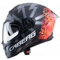 Caberg Κράνος Drift Evo Storm Matt Μαύρο/Κόκκινο Fluo/Πορτοκαλί Fluo ΚΡΑΝΗ