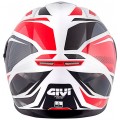 Givi H50.6 Stoccarda Follow White/Red/Black ΚΡΑΝΗ