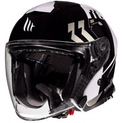 MT Κράνος Thunder 3 SV Jet Venus Άσπρο/Γκρι pearl gloss